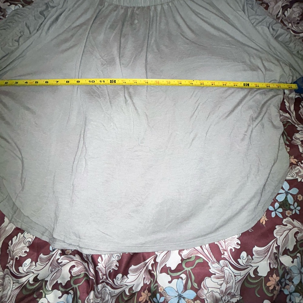 We The Free One-Shoulder Gray Blouse - Picture 10 of 10